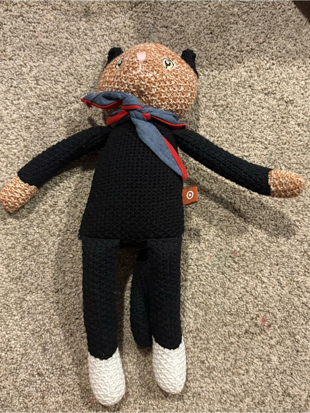 Target Cuddle Collab Cat Plush 14” Social Cat Club Knit Stuffed Animal